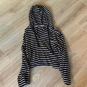 Splendid, size large, black and white stripe